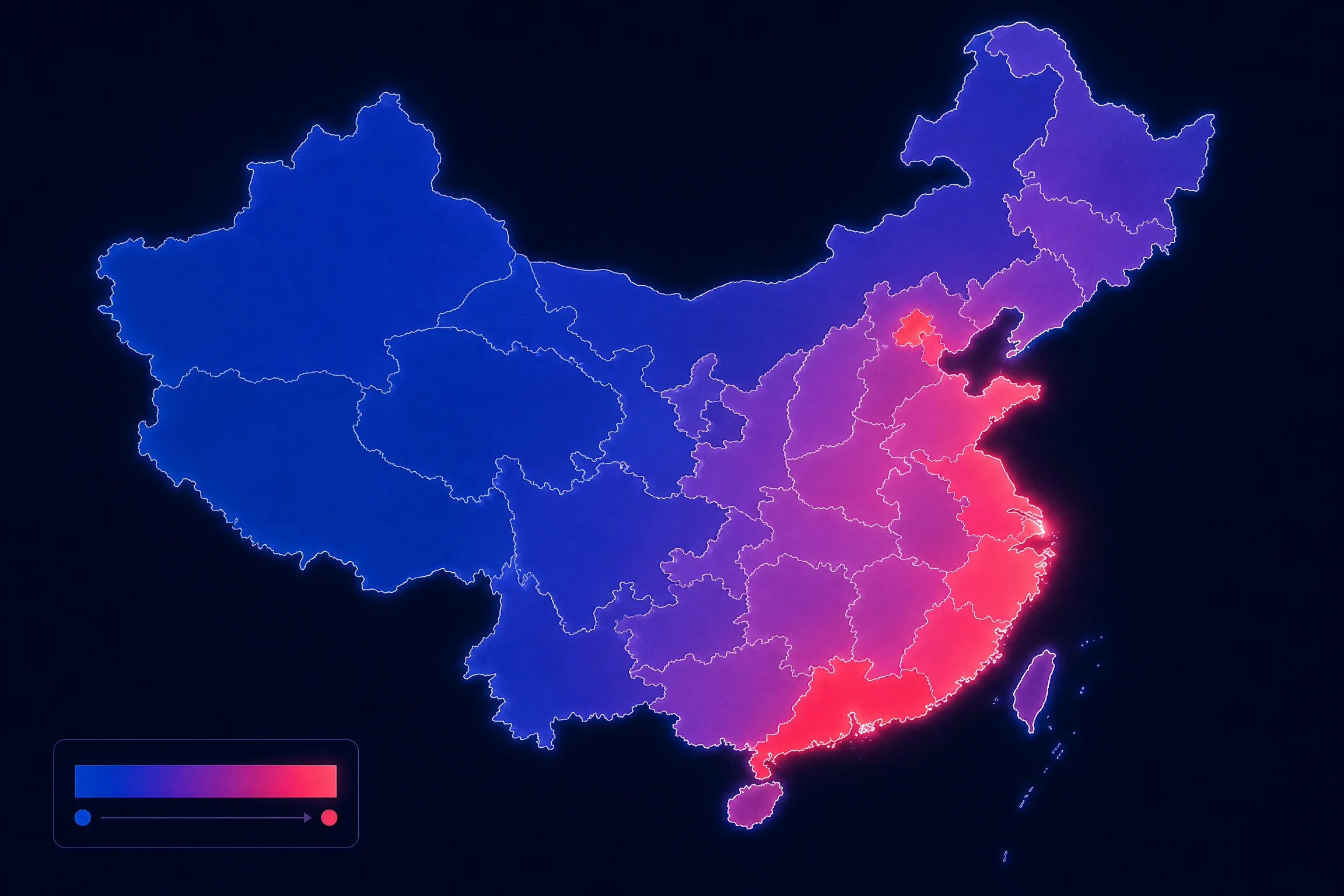 黑料暗网中国地域关注度热力分布图